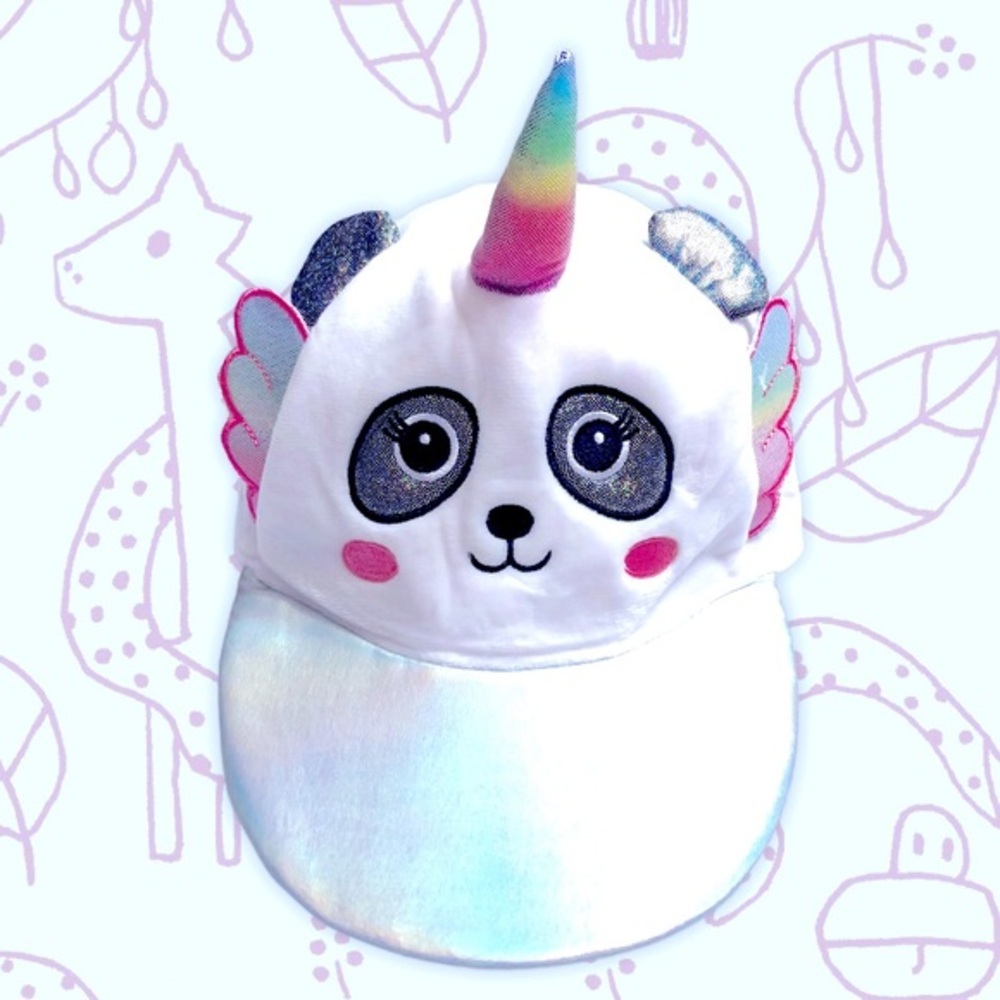 Girls Soft Unicorn Panda Baseball Cap Hat …